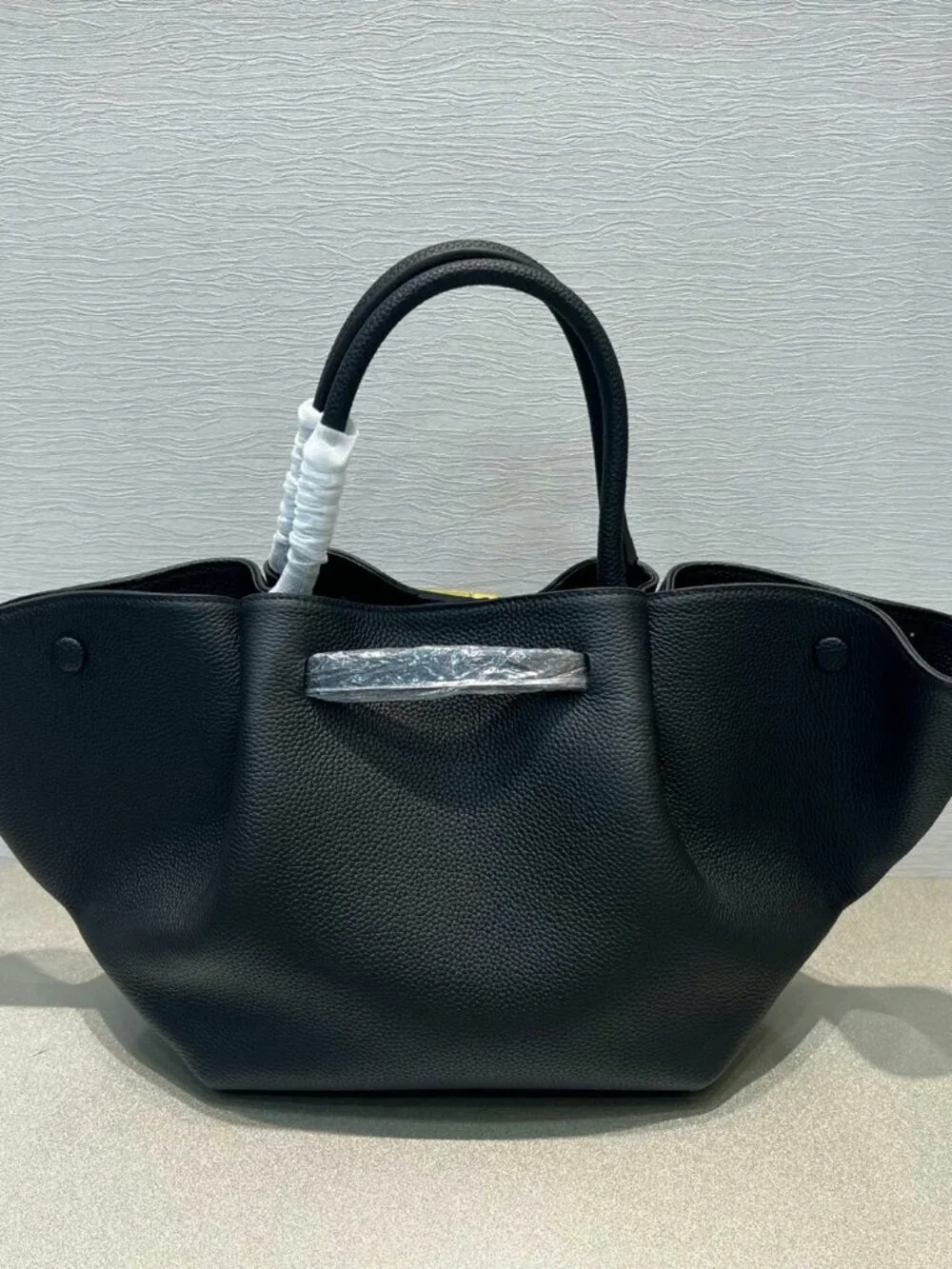 DeMellier Midi New York Trapeze Work Tote Black